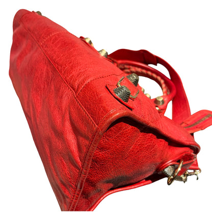 BALENCIAGA LE CITY CALFSKIN RED GHW[3001095]