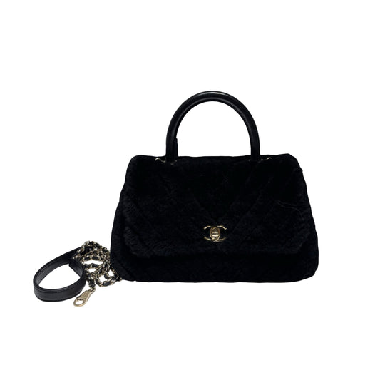 CHANEL SHEARLING COCO HANDLE SMALL [3000369]
