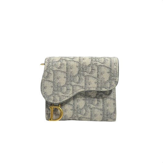 DIOR SADDLE LOTUS WALLET [3000247]