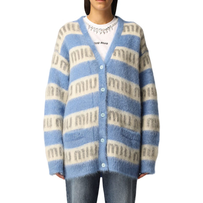 BLUE LOGO CARDIGAN Jacket [101293]