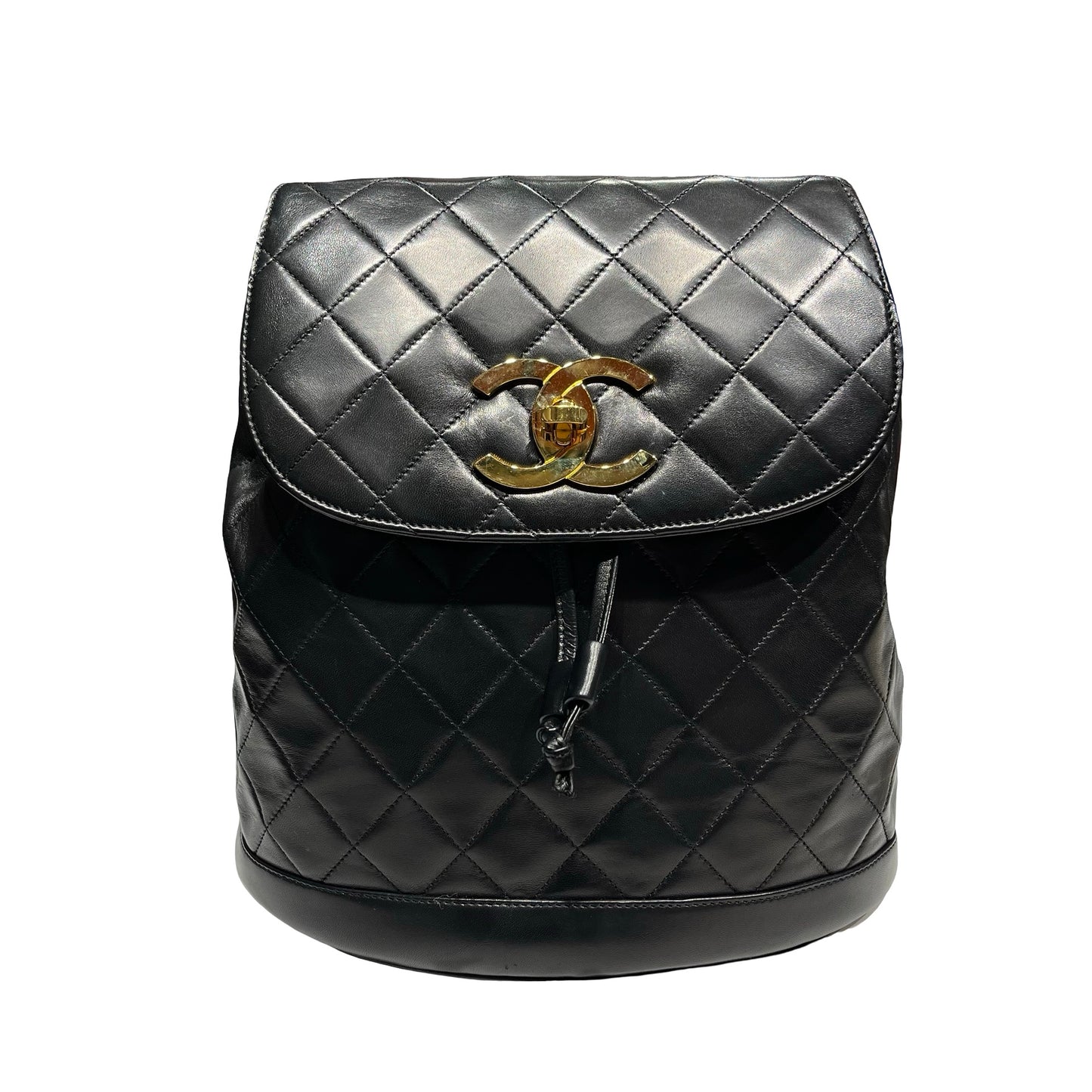 Used CHANEL Backpack Black