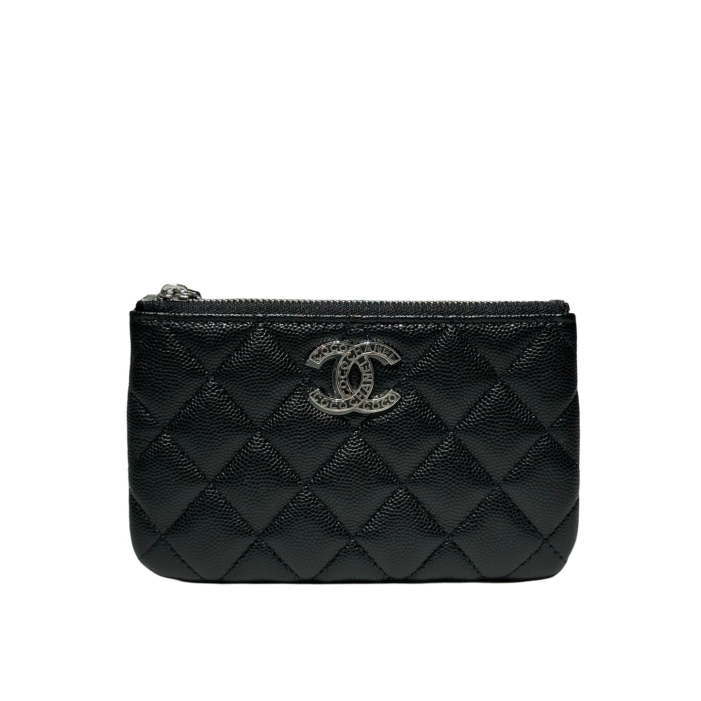 Calf Skin Chanel O’cause Pouch Wallet [101545]