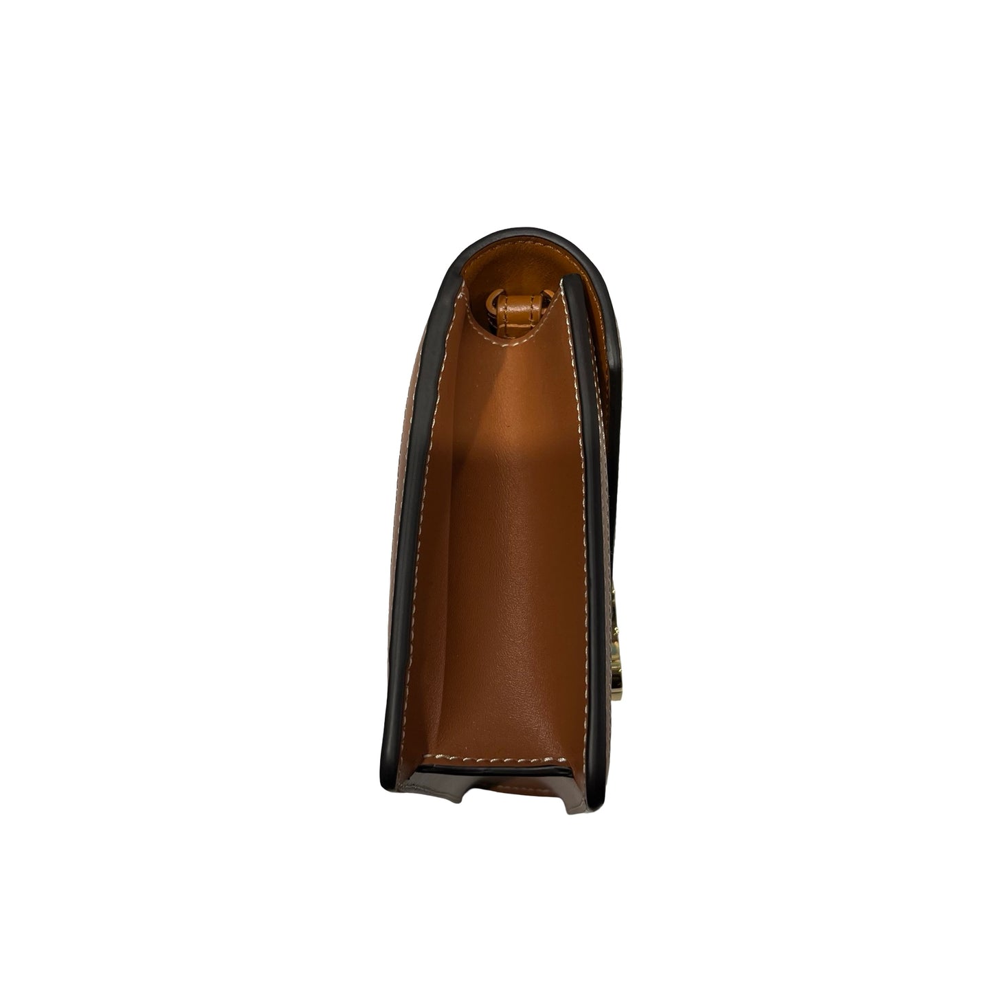 Used CÉLINE 竹編 Triomphe Shoulder Bag Brown GHW