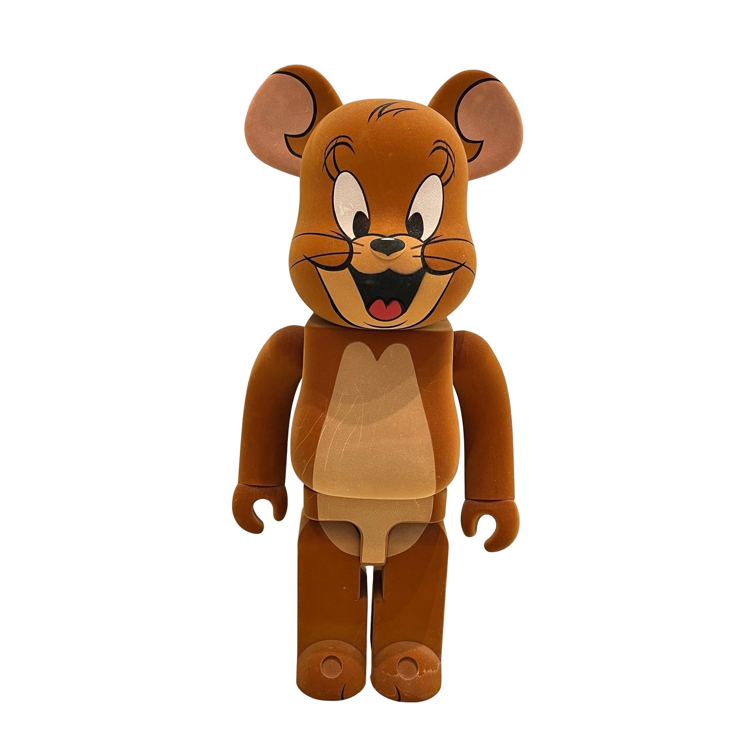 Used BEAR BRICKS Flocky Bearbrick Tom and Jerry - Jerry (Flocky) Accessories Brown Tan