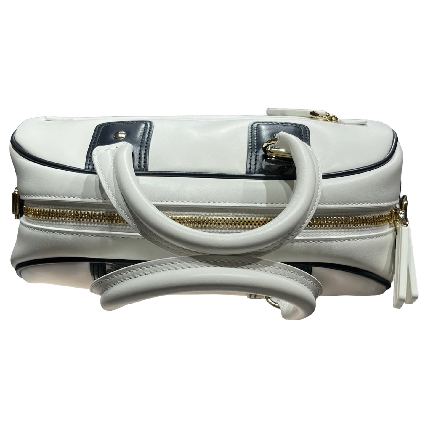 Used DIOR Vibe Small Bowling Bag Black White