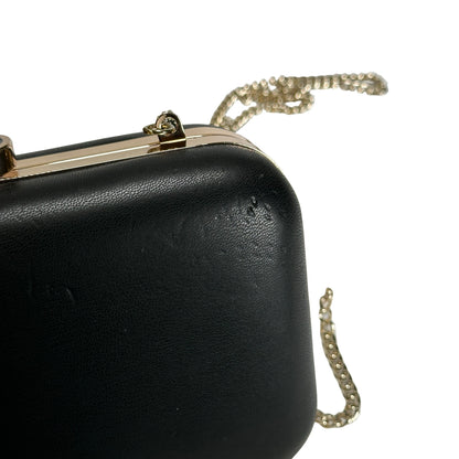 GIORGIO ARMANI Solid Si Perfume and Lipstick Set Clutch Minaudière Black Gold Red
