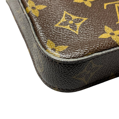 Used LOUIS VUITTON Félicie Pochette Clutch Bag Brown GHW