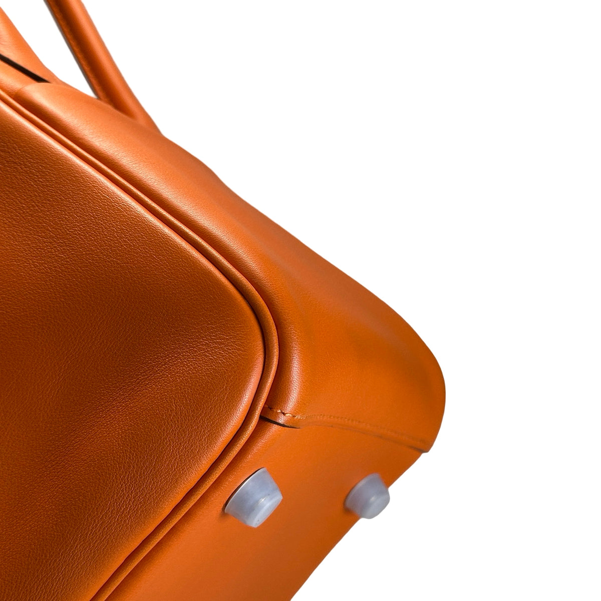 Used HERMES Lindy 26 Crossbody Bag Orange