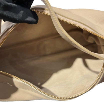 Used CÉLINE Romy Shoulder Bag Grey GHW