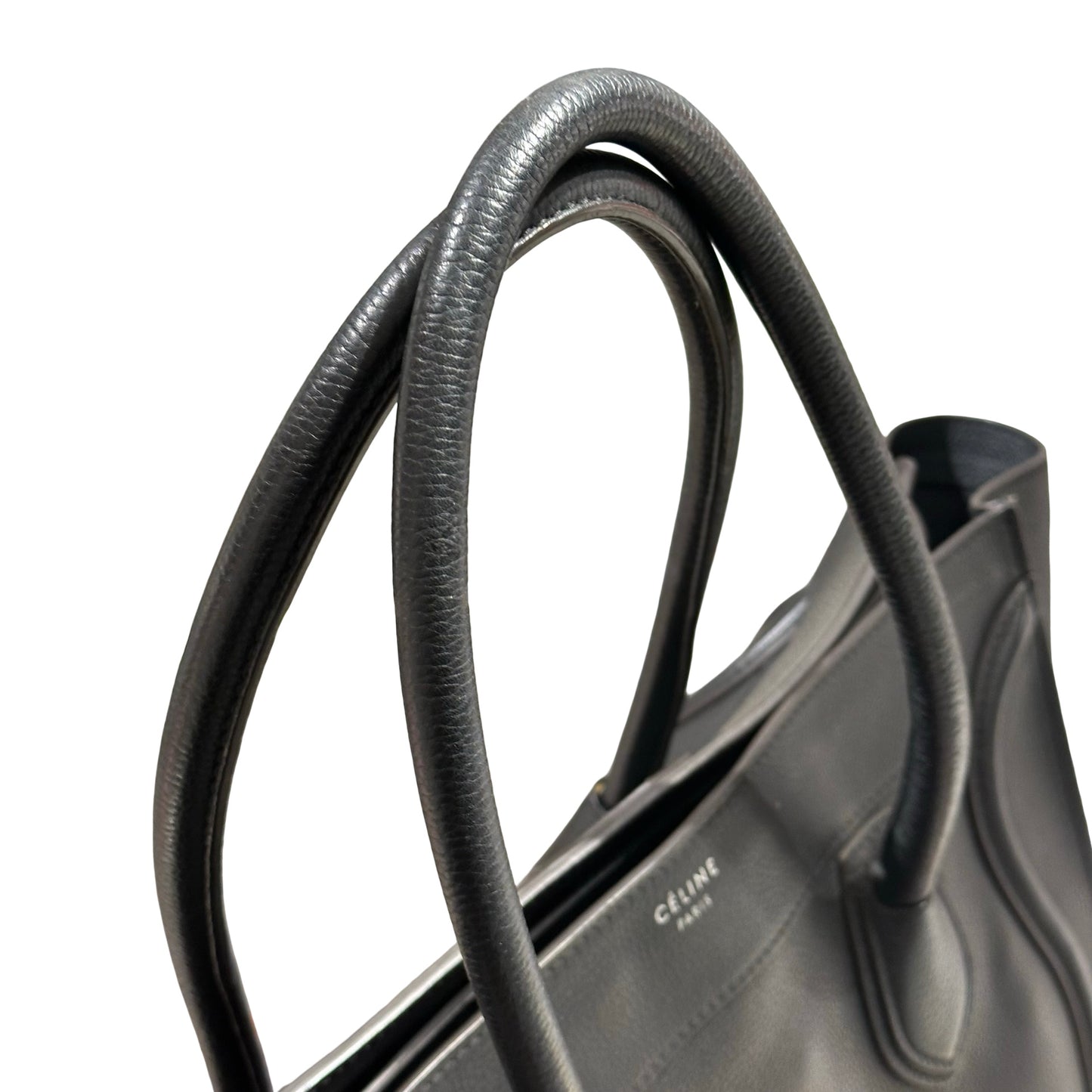 Used CÉLINE Luggage Large Handbag Black