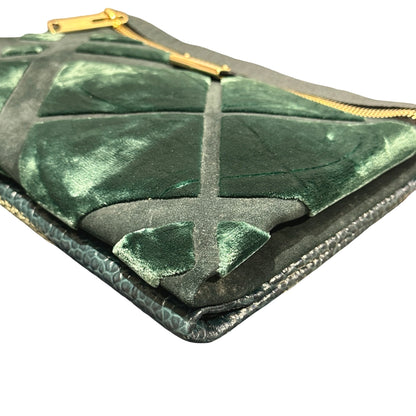 Used BURBERRY Cross Body Bag Green