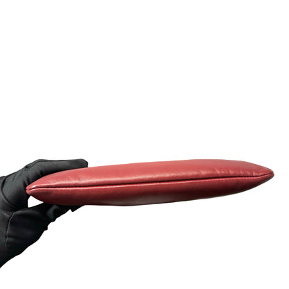 Used SAINT LAURENT Clutch Clutch Red GHW