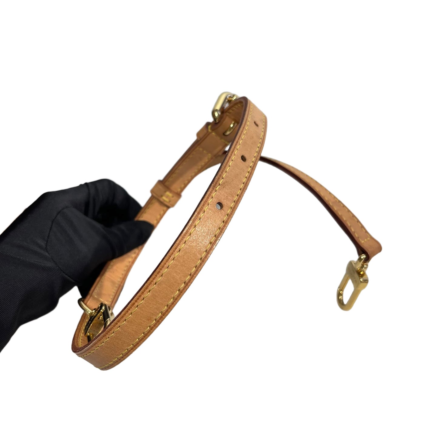 Used LOUIS VUITTON CANVAS PALERIMO Shoulder Bag BROWN GHW