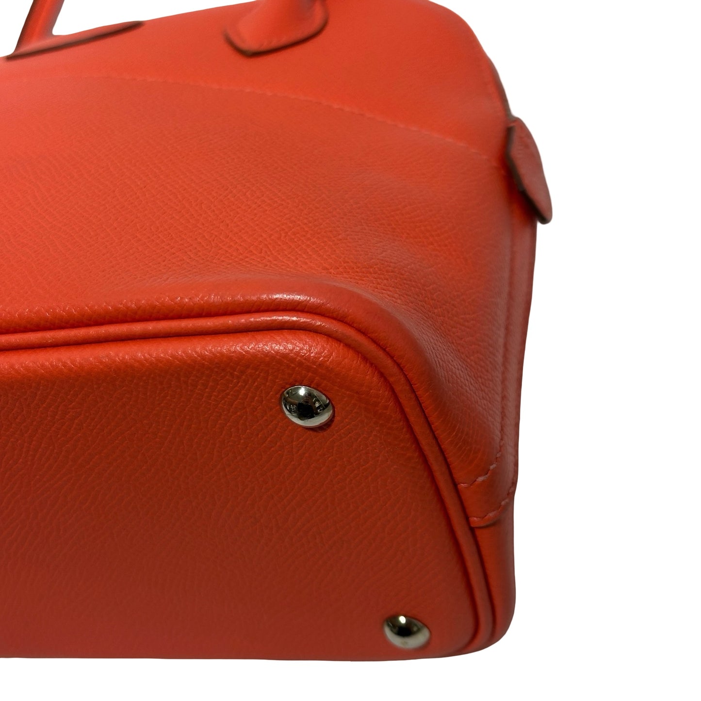 Used HERMES Epsom Bolide 27 Handbag T5 Rose Jaipur PHW