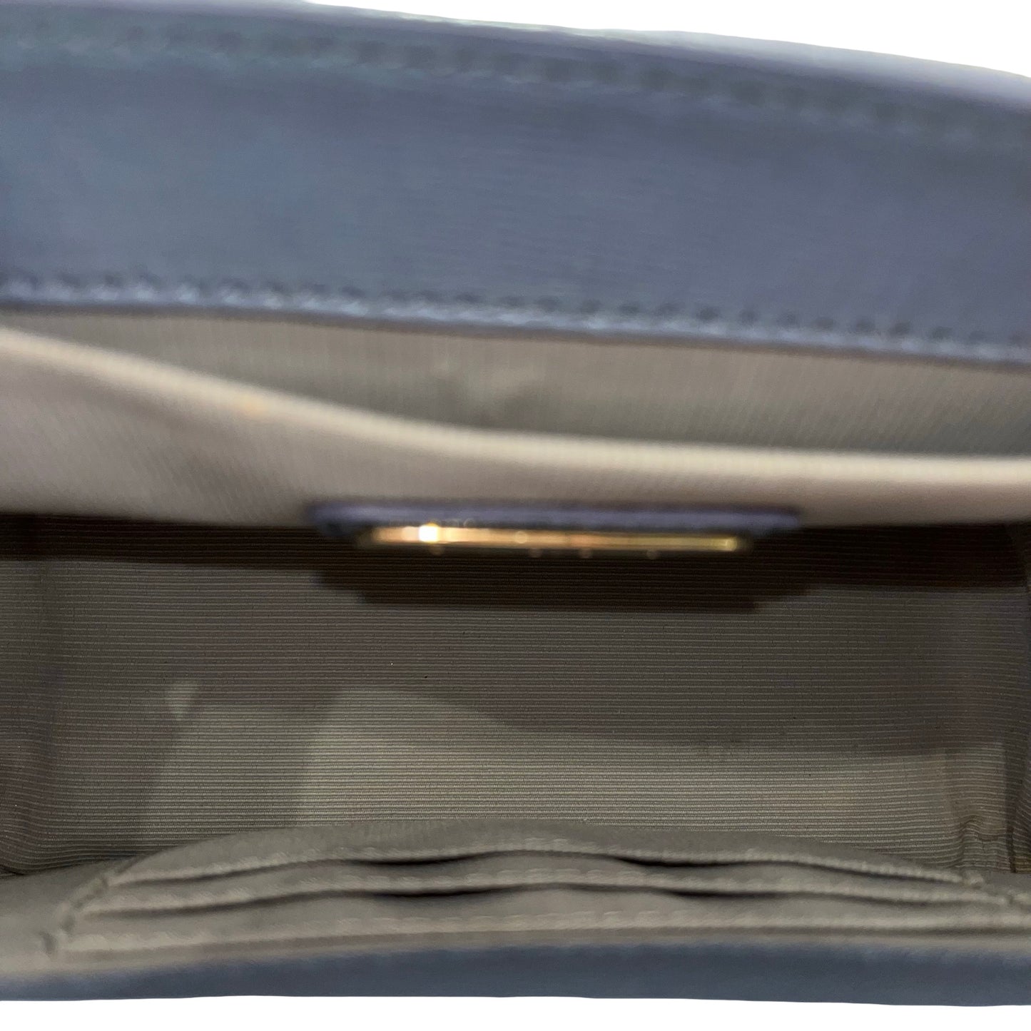 Used FURLA Calfskin Leather Furla Crossbody Cross Body Bag Blue GHW