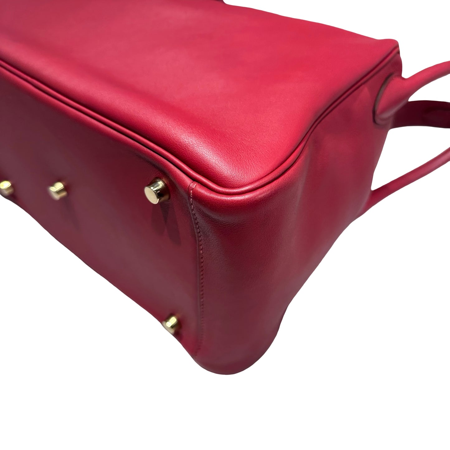 Used HERMÈS Lindy 30 Two Way Shoulder Bag Red Orange (93) GHW