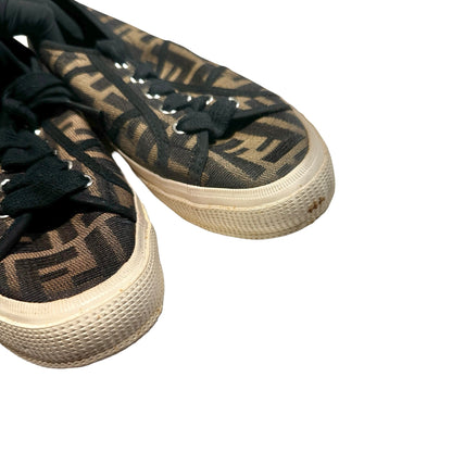 Used FENDI Sneakers Brown