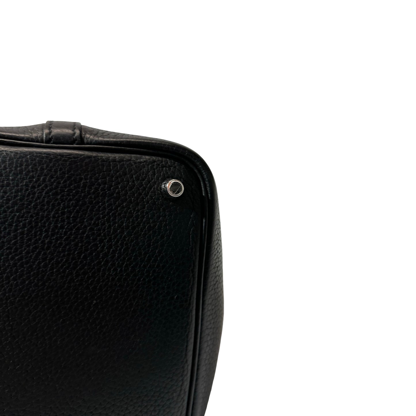 Used HERMÈS Picotin 18 Bucket Bag Black PHW