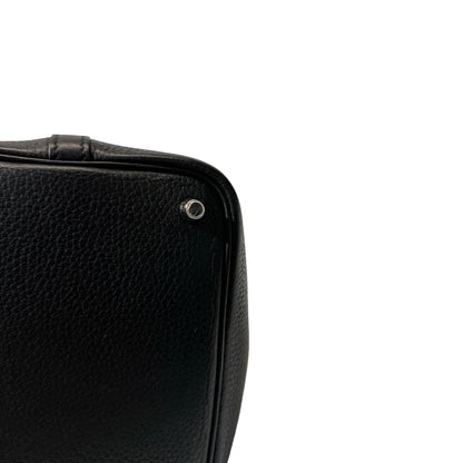 Used HERMÈS Picotin 18 Bucket Bag Black PHW