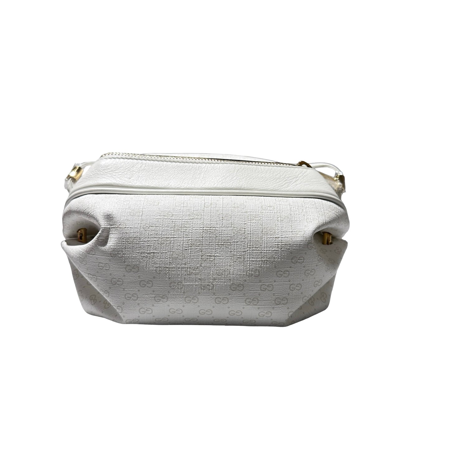 Used GUCCI Cross Body Bag White GHW