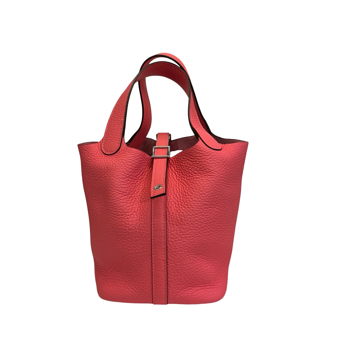 Used HERMÈS Bucket Bag Pink