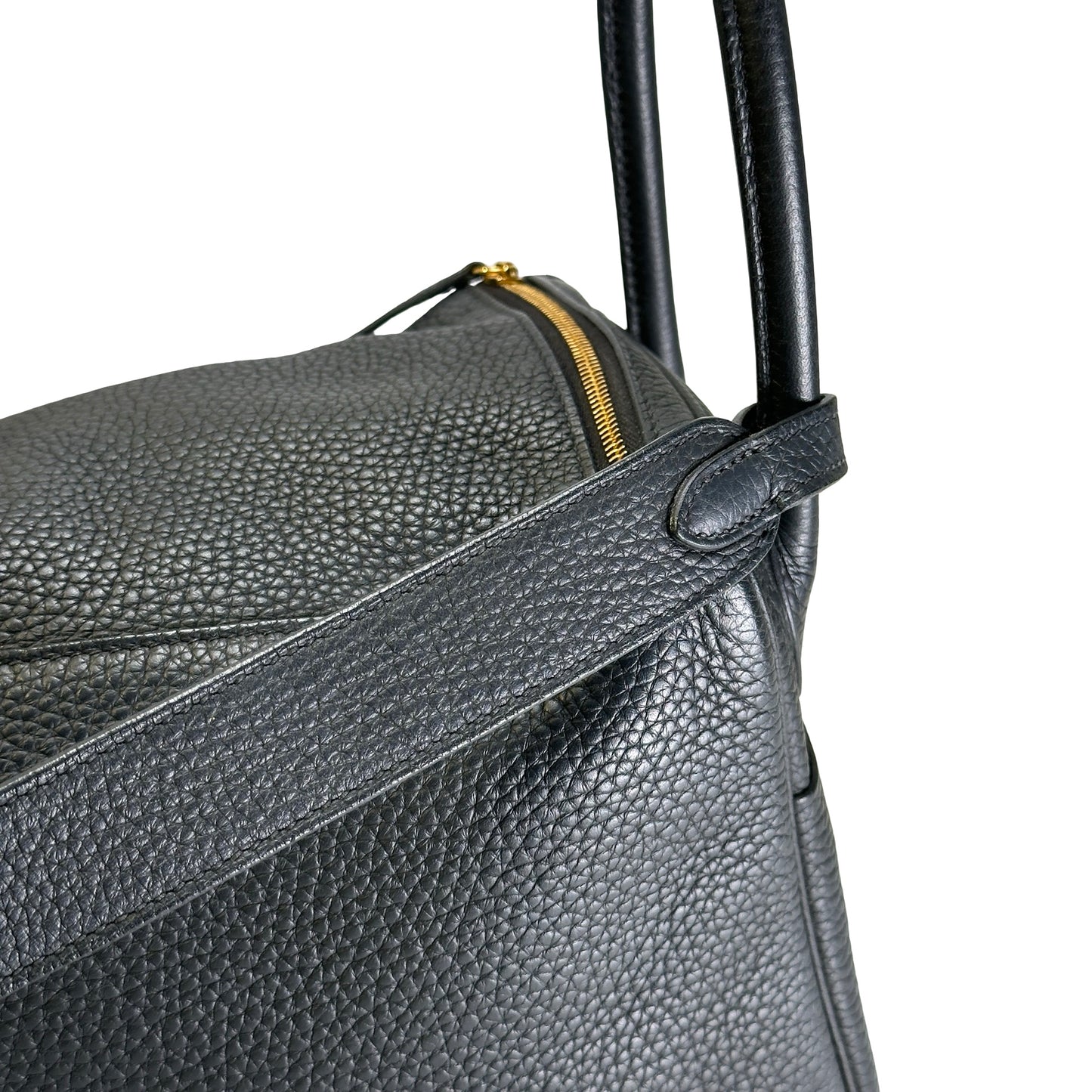 Used HERMES Tc Lindy 26 Shoulder Bag Black Ghw
