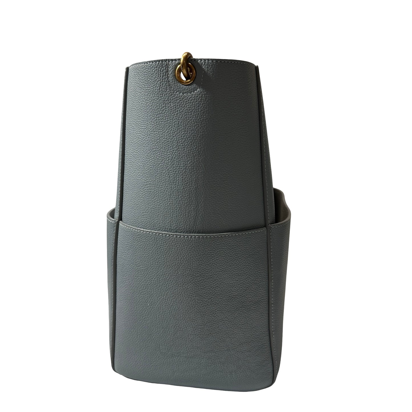 Used CÉLINE Shoulder Grey GHW Shoulder Bag
