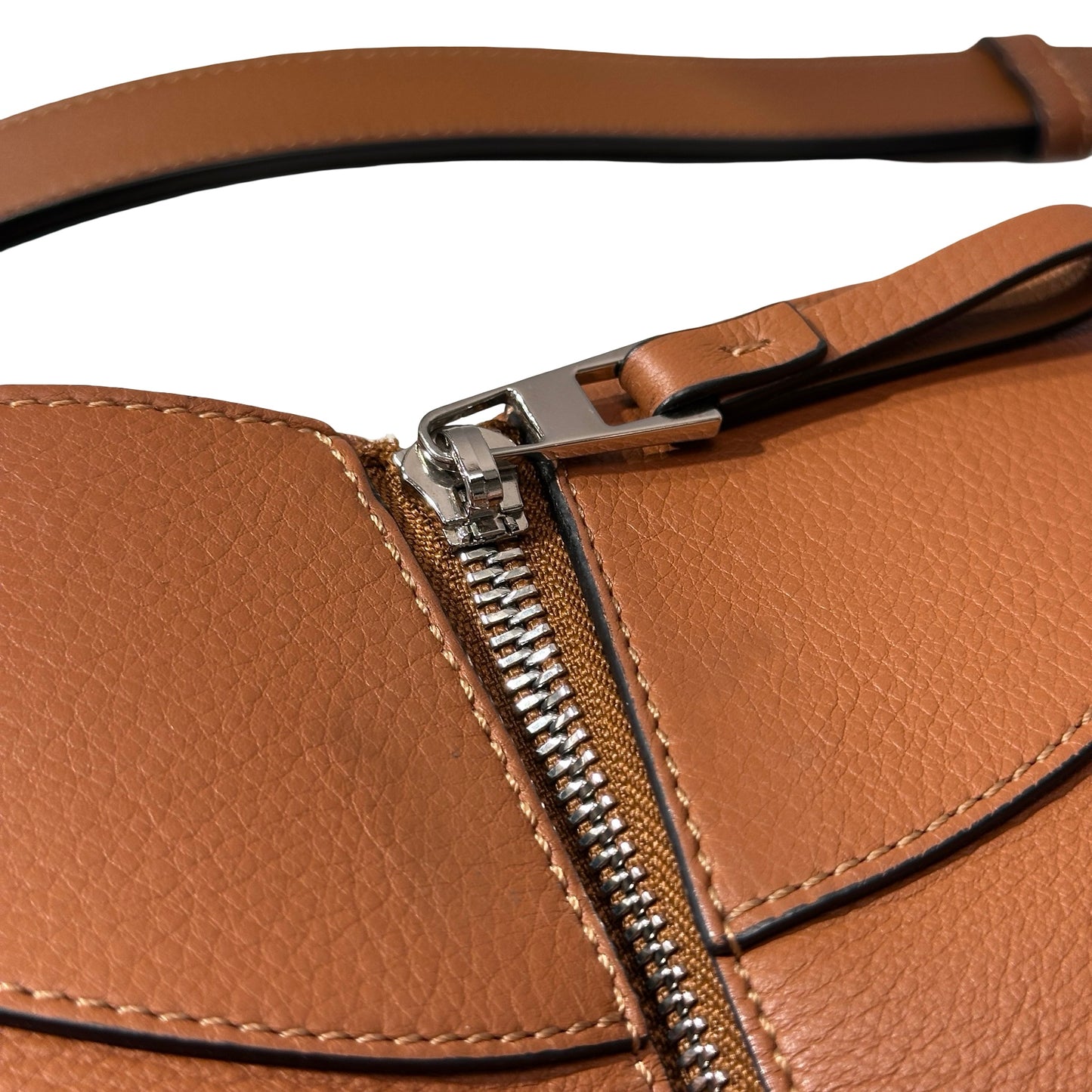 Used LOEWE Calfskin Leather Hammock small Cross Body Bag