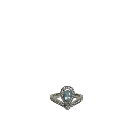 Used CHAUMET AU750 Ring Ring Silver Blue