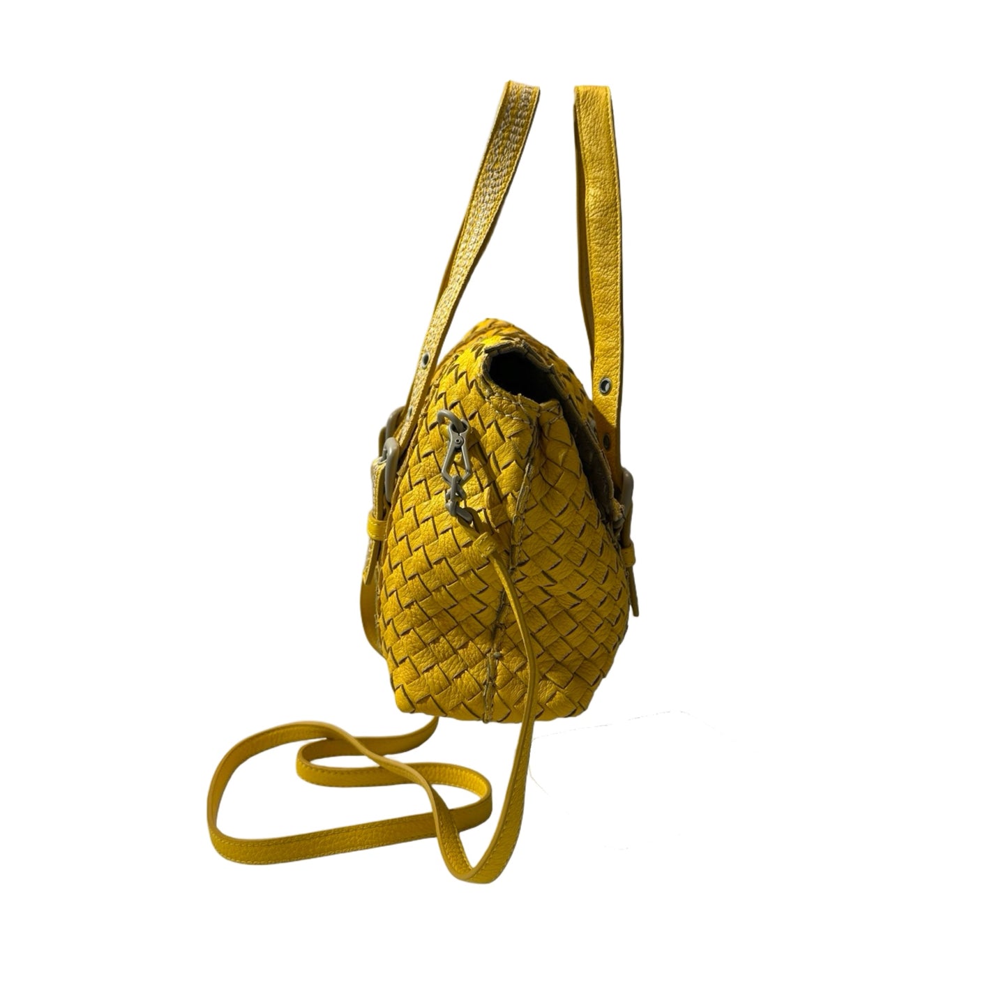 Used BOTTEGA VENETA 2 Way Shoulder Shoulder Bag Sunshine Yellow