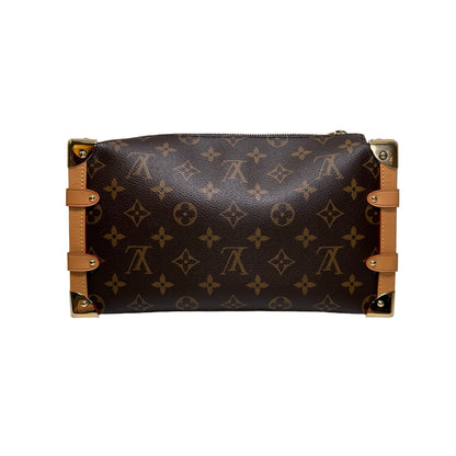 Used LOUIS VUITTON Monogram coated canvas Side trunk Trunk Brown GHW