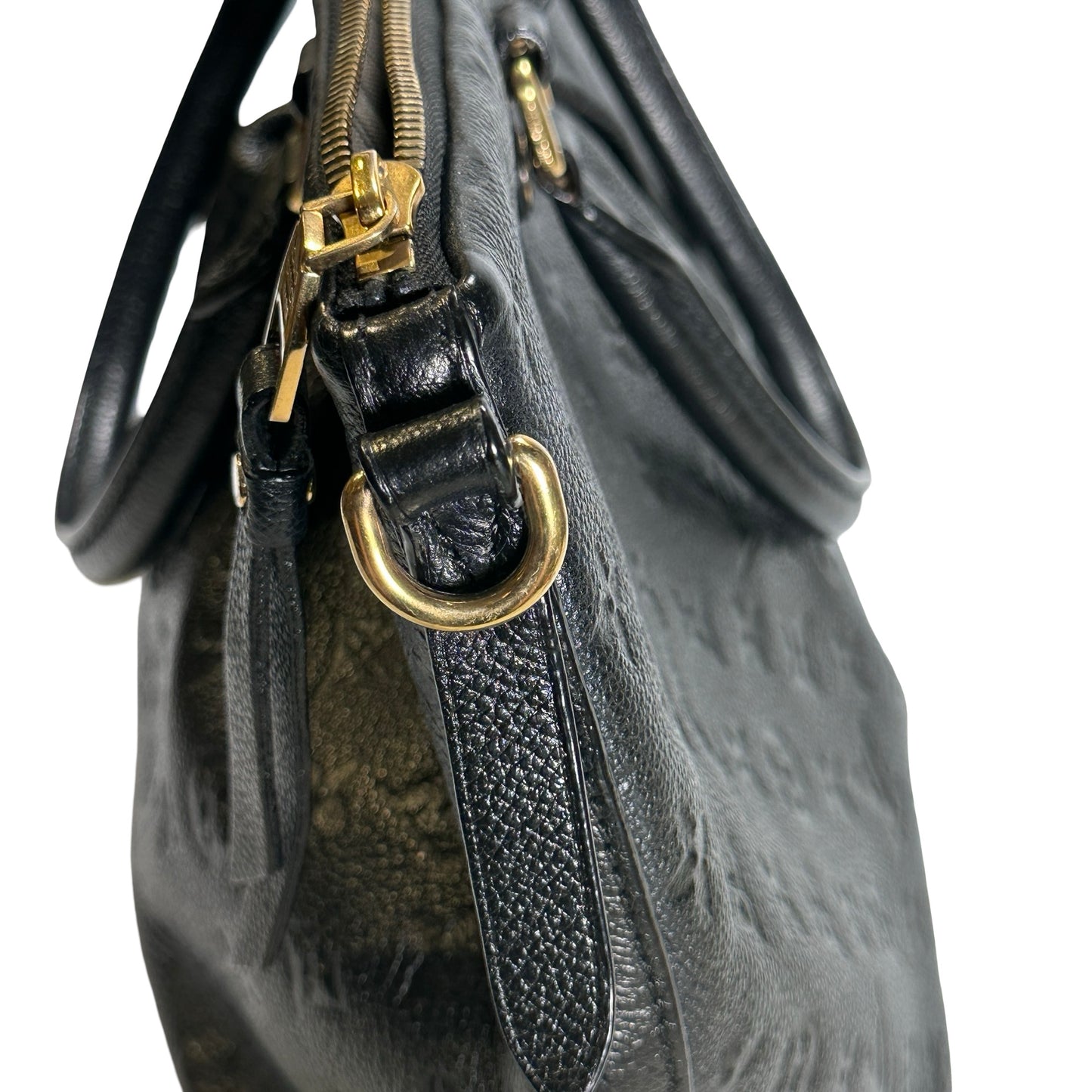 LOUIS VUITTON Monogram Mazarine Tote Bag Black GHW