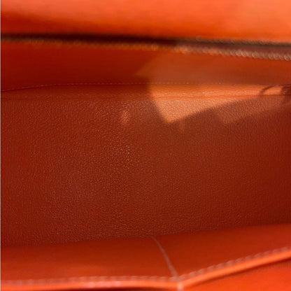HERMÈS Kelly 28 Handbag Orange (93) PHW