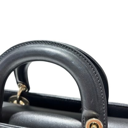 DIOR D-Joy Medium Handbag Black GHW
