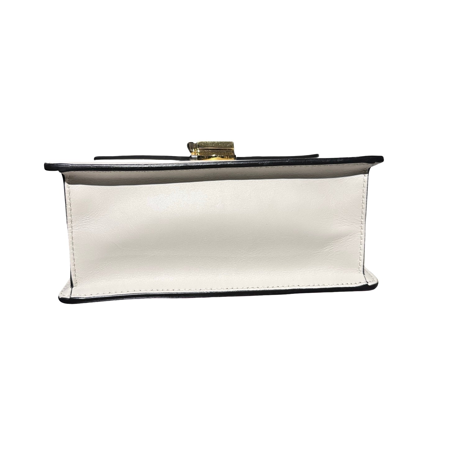 Used GUCCI Cross Body Bag White GHW
