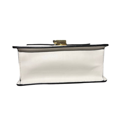 Used GUCCI Cross Body Bag White GHW