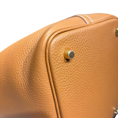 Used HERMÈS TC Picotin 22 Bucket Bag Gold (37) GHW