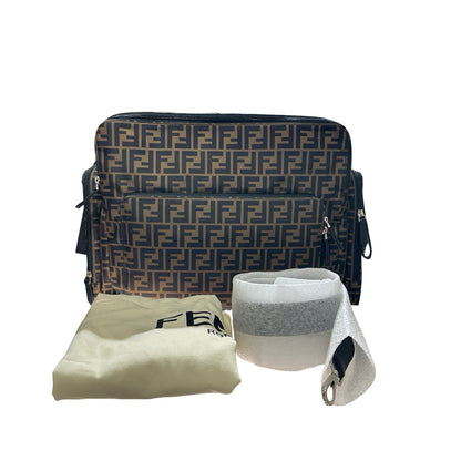 Used FENDI Shoulder Bag Multi colour Brown Black