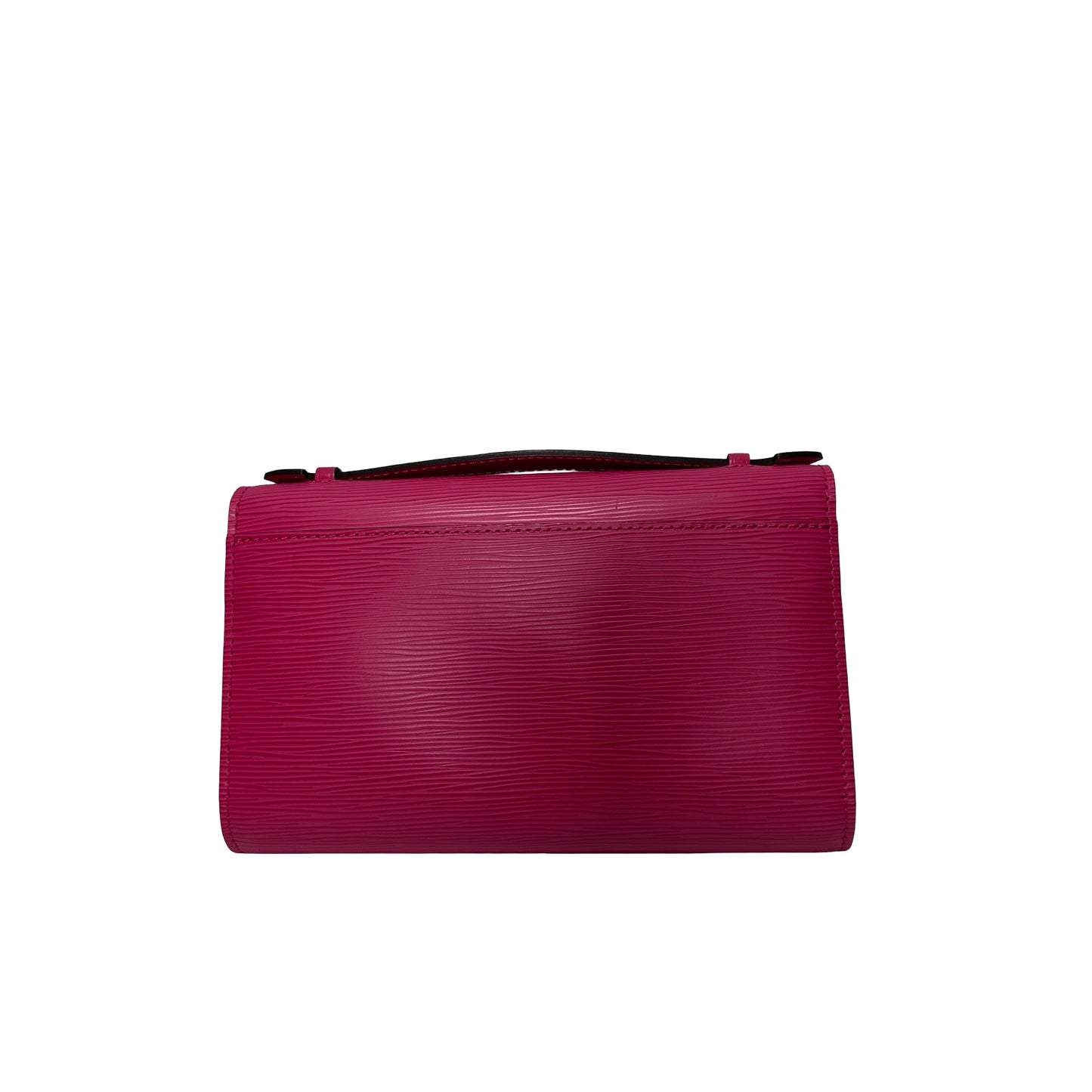 Used LOUIS VUITTON Leather Epi Clery Bag Pouch Pink PHW