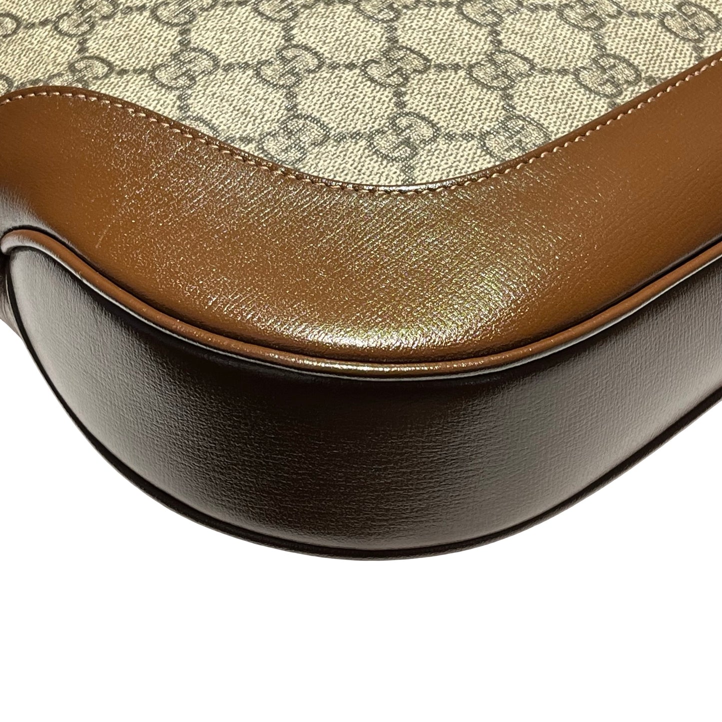 Used GUCCI Shoulder Bag Brown GHW