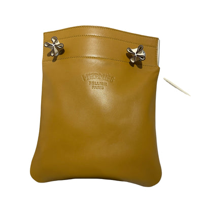 Used HERMES Swift Mini Aline Cross body bag 4B Biscuit Nata PHW