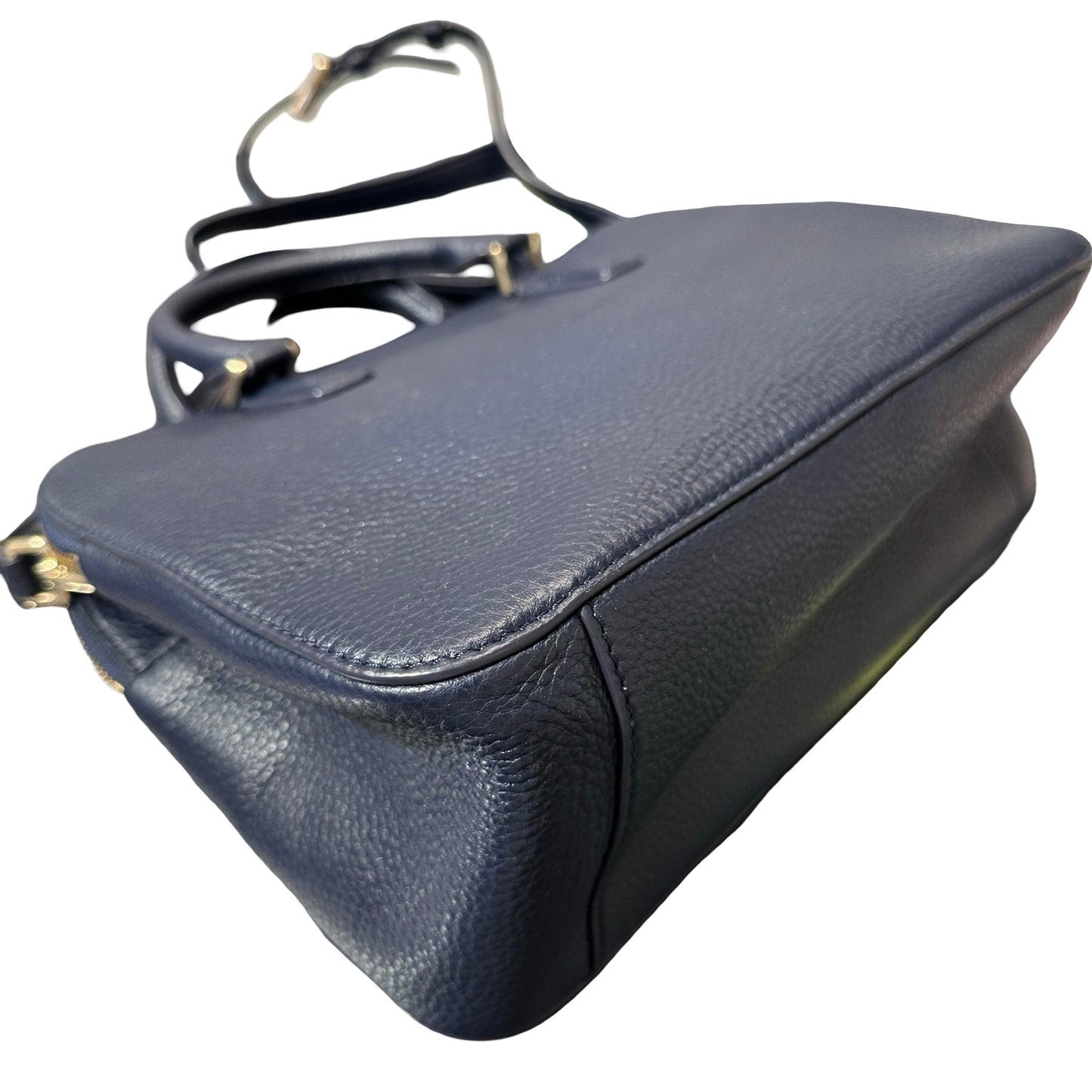 Used TORY BURCH Two way shoulder Shoulder Bag Navy Blue GHW