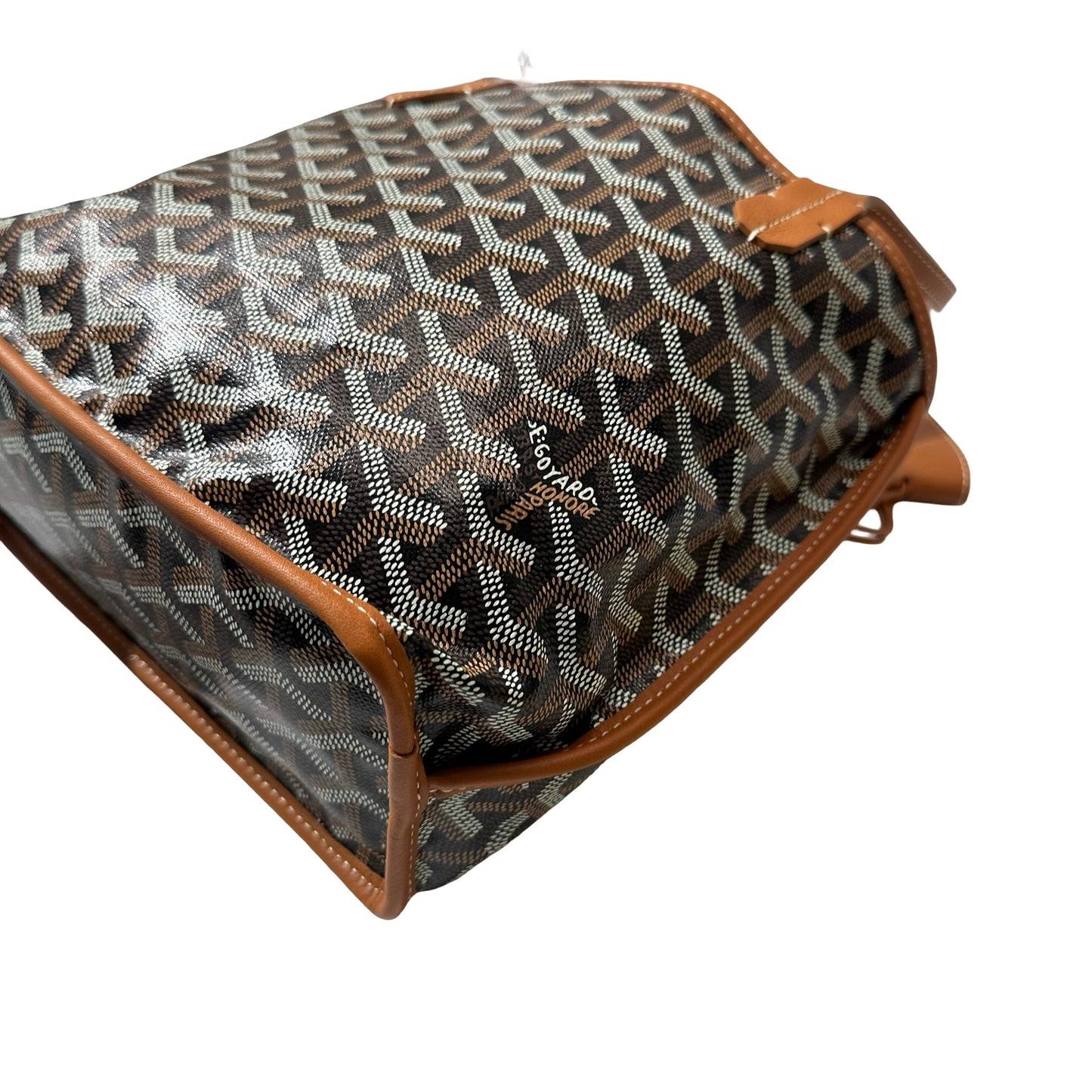 New GOYARD Sac Anjou Mini Hobo Bag Brown Black