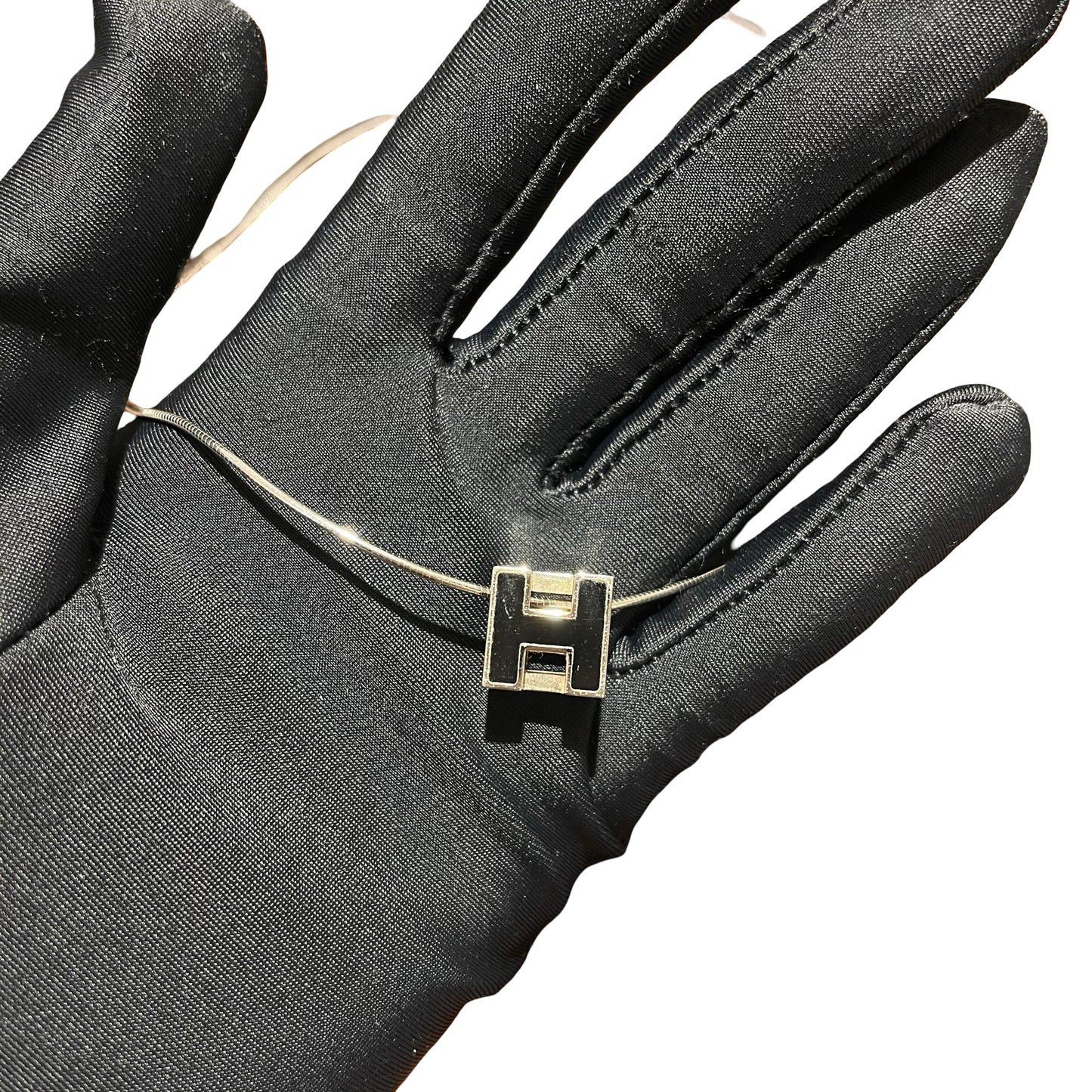 HERMÈS Necklace Jewellery Black PHW