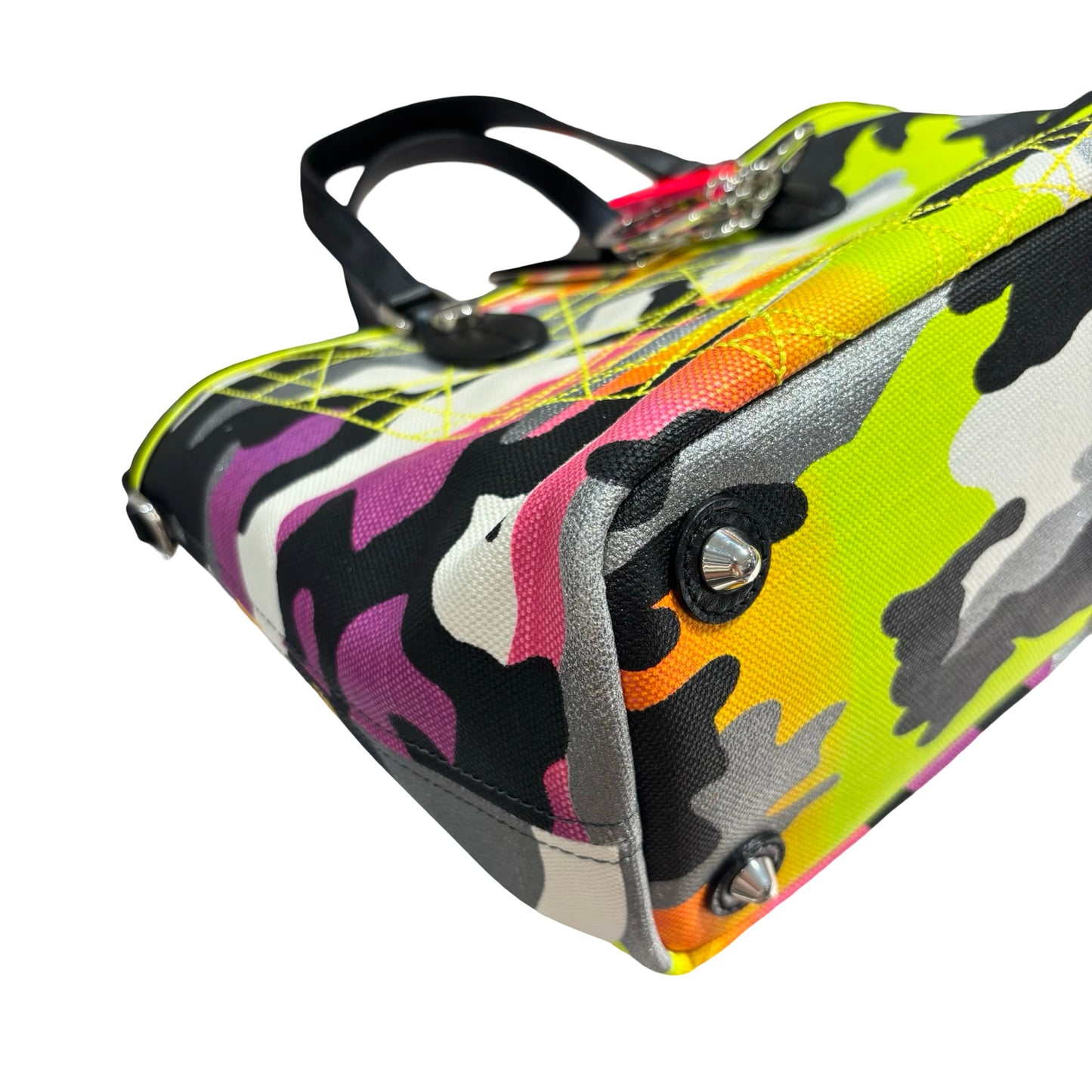 DIOR X ANSELM REYLE CAMOUFLAGE CANVAS HANDBAG [3000265]