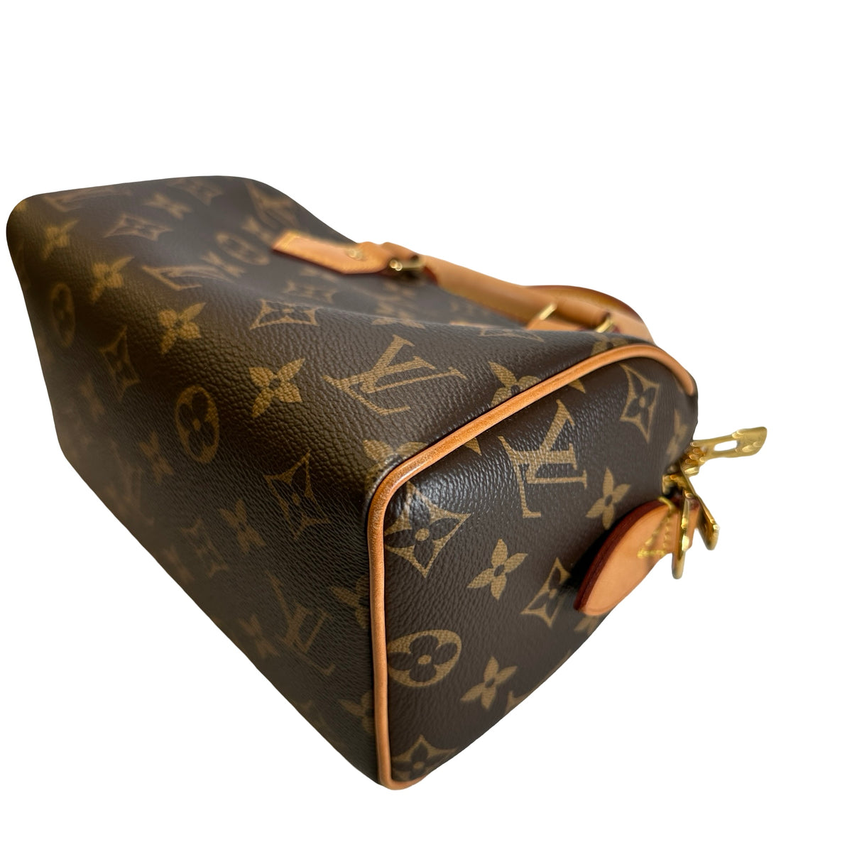 Used LOUIS VUITTON Monogram Canvas Speedy 25 Bandoulière Handbag Brown