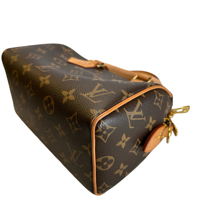 Used LOUIS VUITTON Monogram Canvas Speedy 25 Bandoulière Handbag Brown