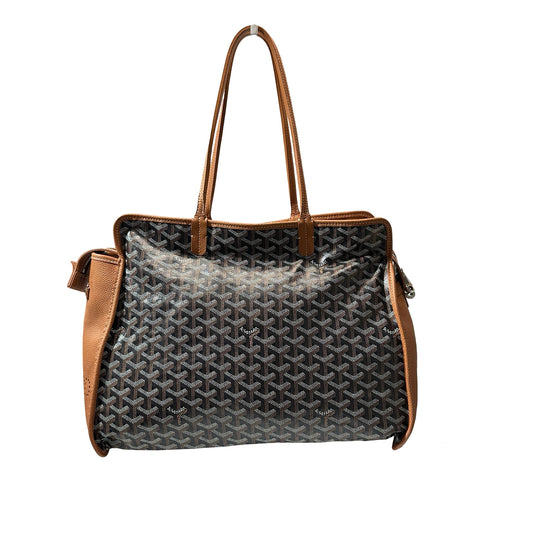 Used GOYARD Hardy PM Tote Bag Brown PHW