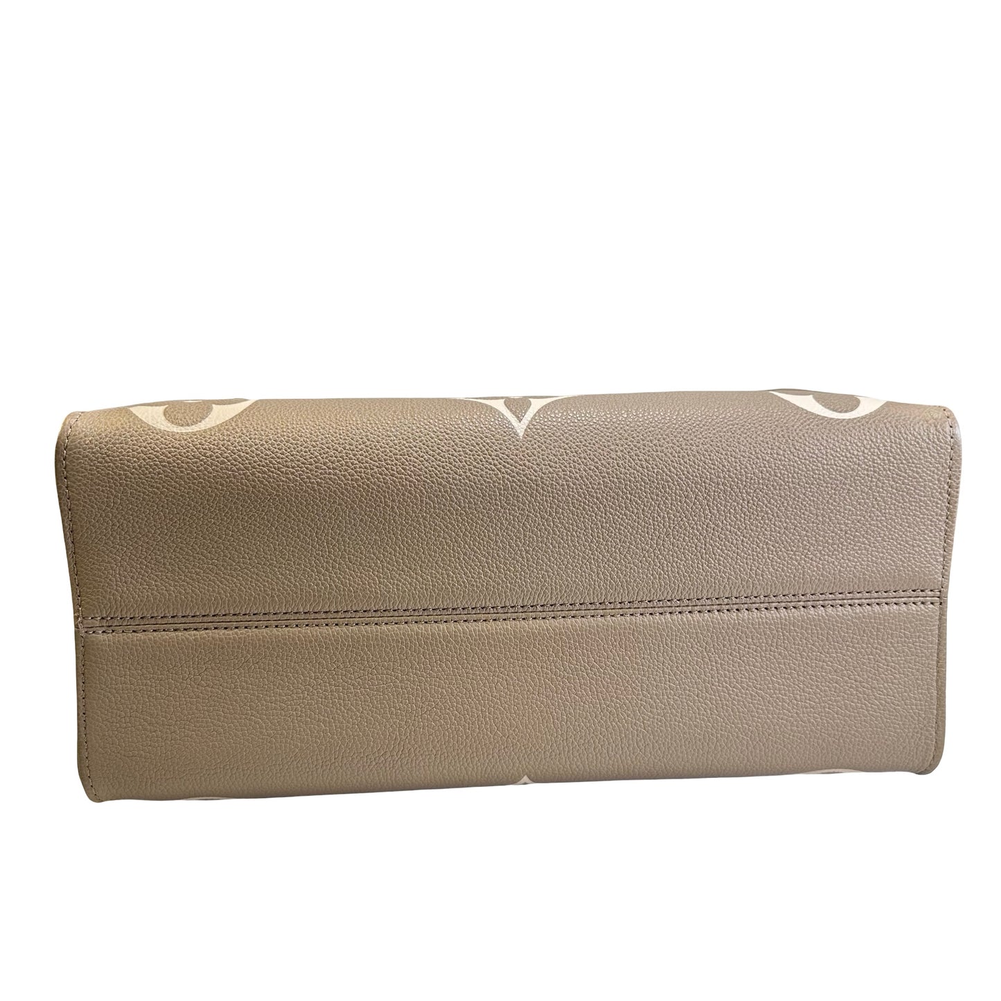 Used LOUIS VUITTON Monogram Empreinte Giant Monogram OnTheGo Tote Bag Tourterelle Creme