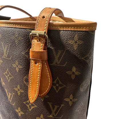 Used LOUIS VUITTON Monogram Tote Bag Brown GHW